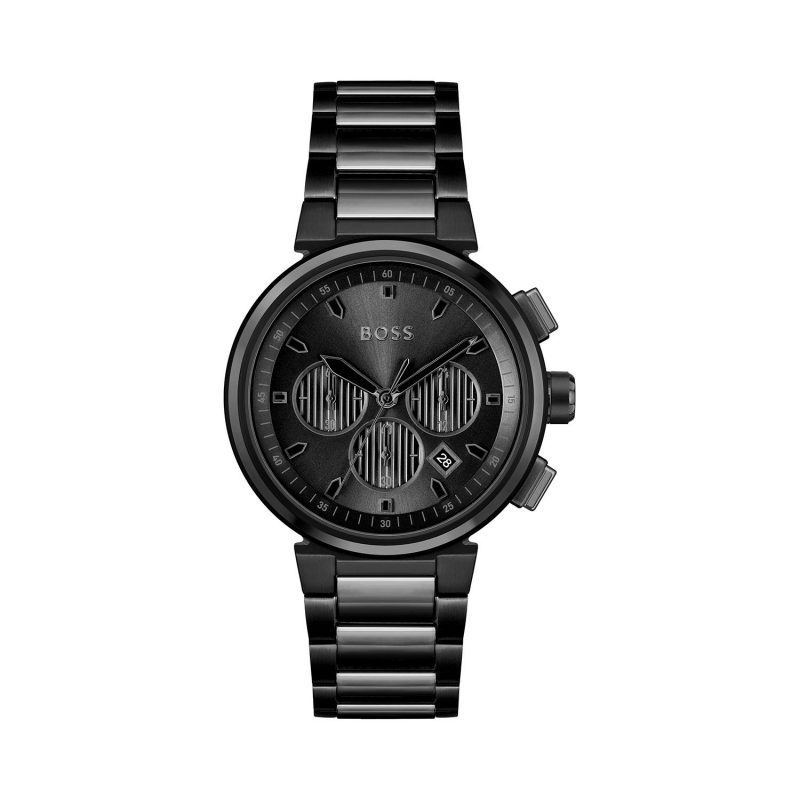 Hugo Boss Black Steel Chronograph Men's Watch 1514001