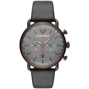 Emporio Armani Men's Aviator Chronograph Watch Black AR11168