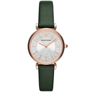 Emporio Armani Gianni T-bar Women's Green Watch AR11517
