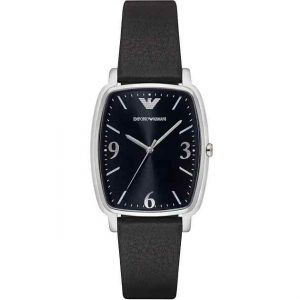 Emporio Armani Retro Black Dial Dress Men's Watch AR2490