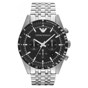 Emporio Armani Men's Tazio Chronograph Watch Steel AR5988