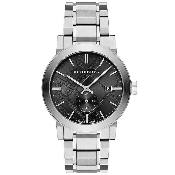 Burberry The City Men's Black Stainless Steel Watch BU9901