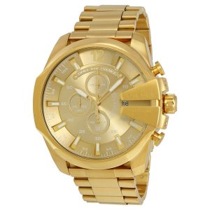 Diesel Mega Chief Oversized Chronograph Champagne Dial Men's Watch DZ4360