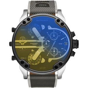 Diesel Mr. Daddy 2.0 Men's Oversized Black Chronograph Watch DZ7429