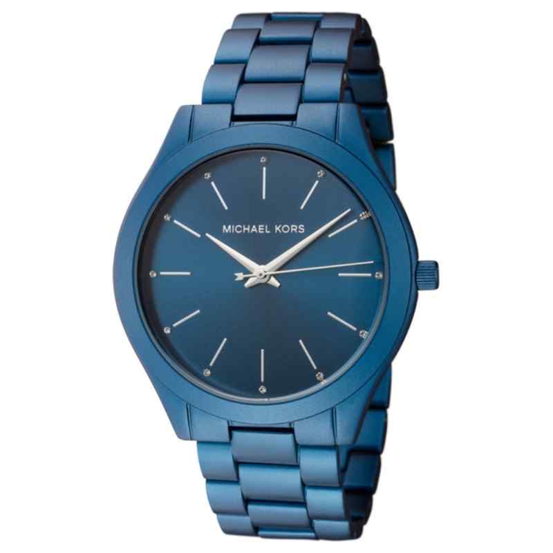 Michael Kors Slim Runway Blue Unisex Watch MK4503