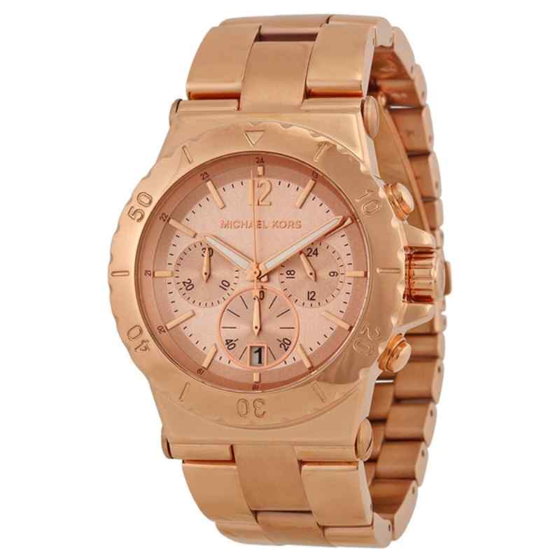 Michael Kors Dylan Rose Gold Chronograph Watch MK5314