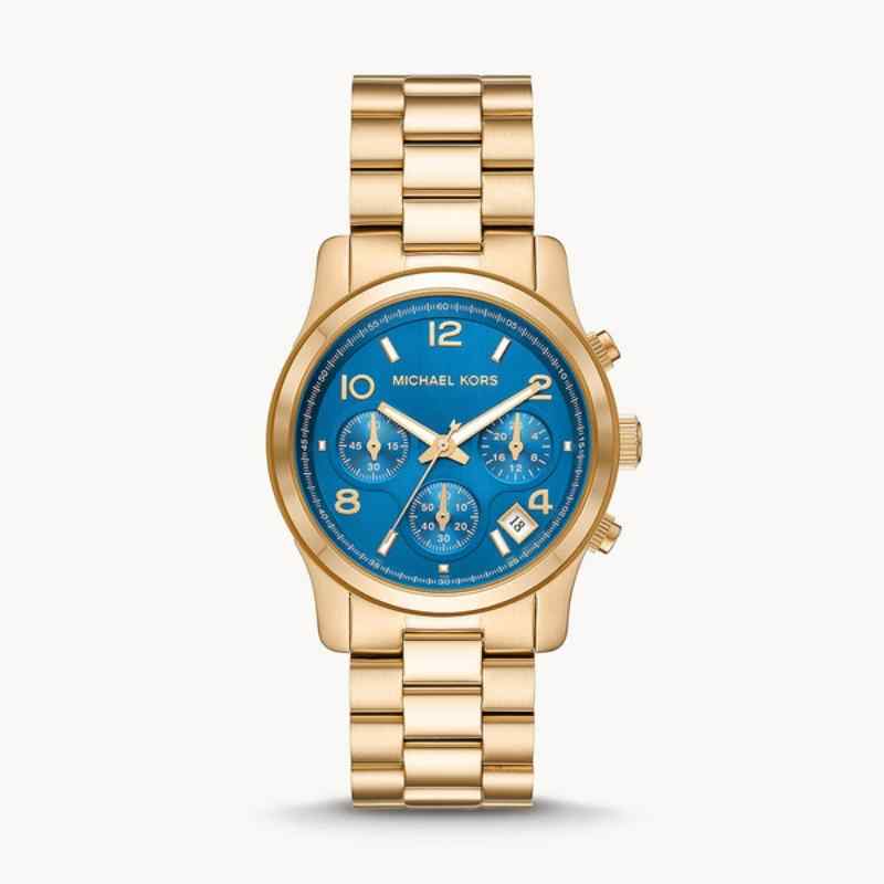 Michael Kors Runway Chronograph Gold Tone Stainless Steel Women's Watch MK7353