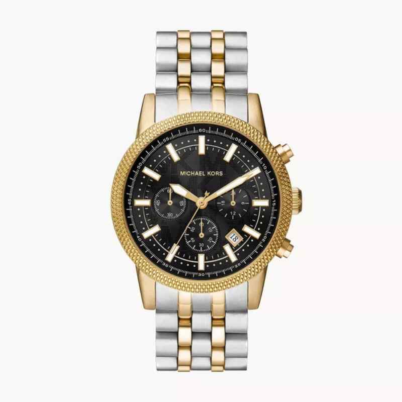 Michael Kors Hutton Men's Two Tone Chronograph Watch MK8954