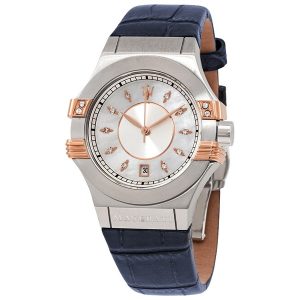 Maserati Potenza Diamond Silver Dial Women's Watch (35mm)