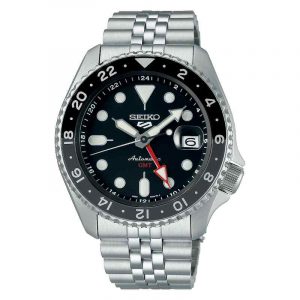 Seiko 5 Sports ‘Black Grape’ GMT SKX Re-Interpretation Men's Watch