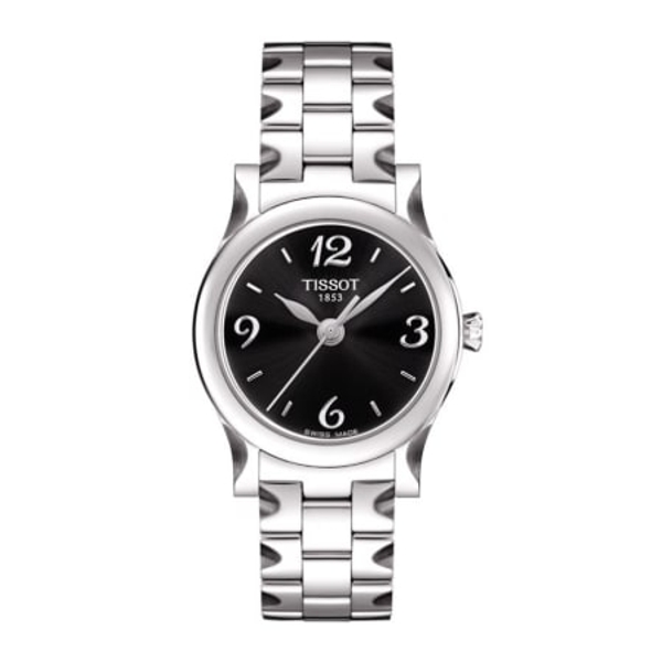 Tissot T-Classic Women's Black Dial Stainless Steel Watch (T028.210.11.057.00)