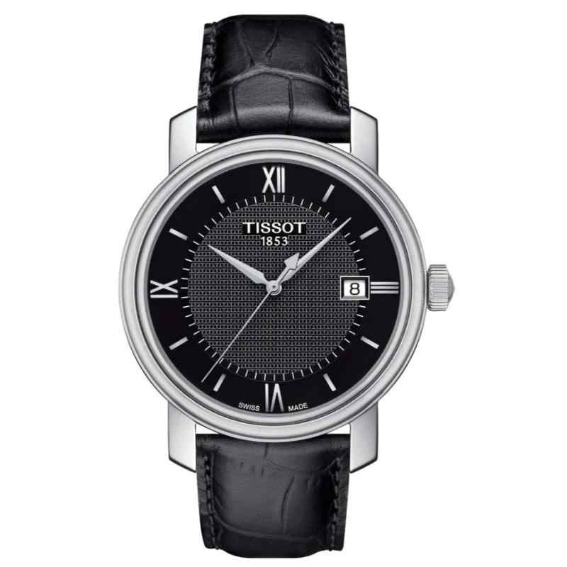 Tissot Bridgeport Lady Black Dial Black Leather Strap T097.010.16.058.00