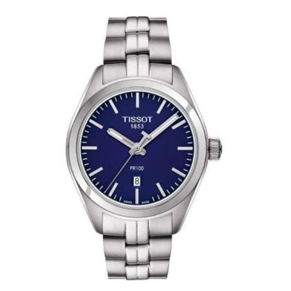 Tissot PR 100 Lady Small Silver/Blue Watch - T101.210.11.041.00