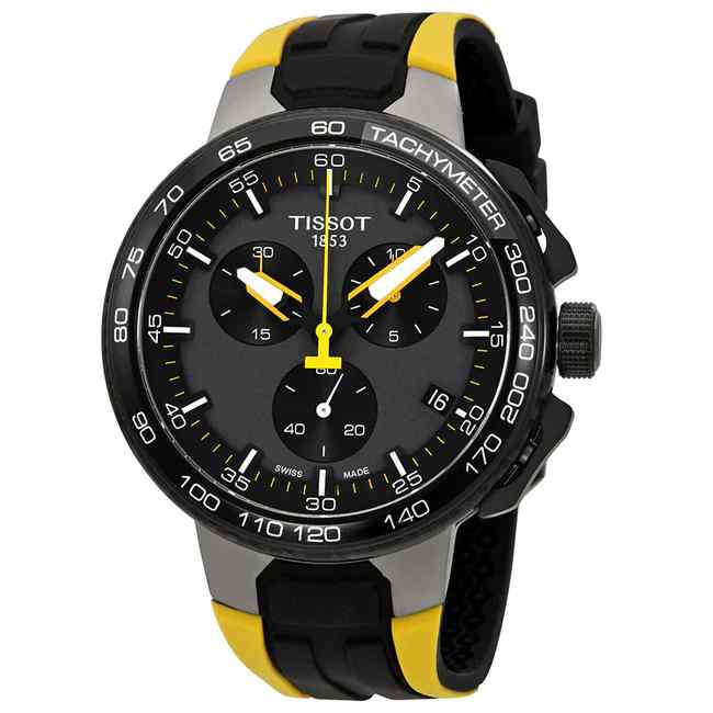 Tissot T-Race Cycling Tour de France Yellow Dial Silicone Strap T111.417.37.441.00
