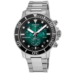 Tissot Seastar 1000 Chronograph Green Dial Men's Watch (45.5mm)