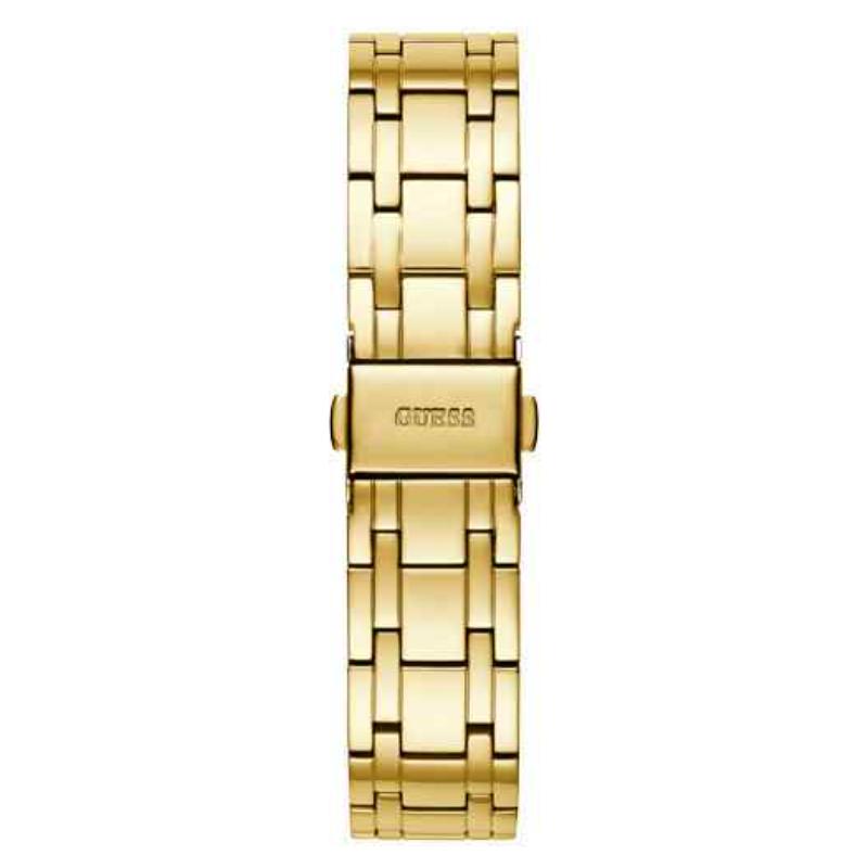 Guess Ladies Cosmo Watch - 36mm Gold Crystal Bezel & Green Dial GW0033L8 - Image 3