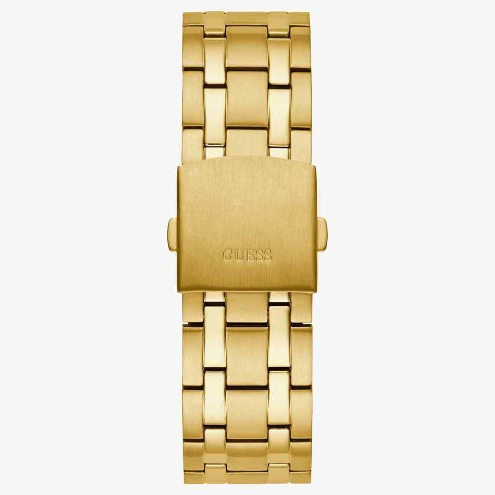 Guess Continental Men's Watch - 44mm Gold PVD Bracelet & Gold Dial GW0260G4 - Image 4