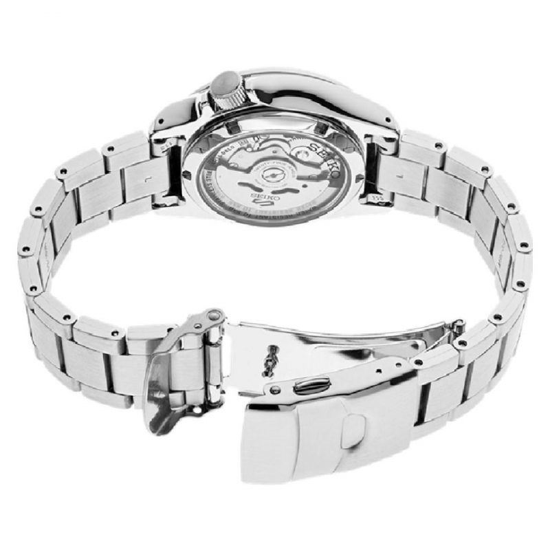 Seiko 5 SRPE53K1 Sports Solid Boy Automatic Blue Dial Silver Stainless Steel Men’s Watch - Image 3