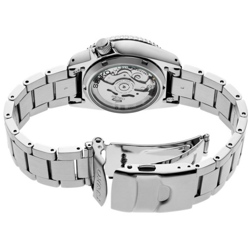 Seiko 5 Sports SKX “Midi” Reissue Cream Dial Steel Bracelet Watch SRPK31K1 - Image 3