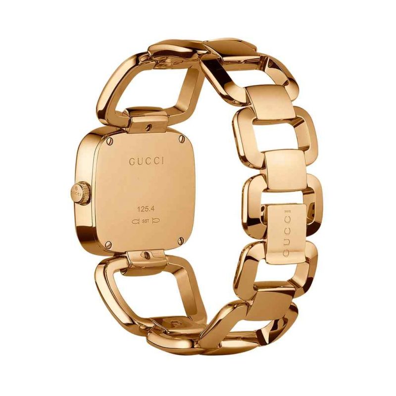 Gucci G-Gucci Ladies Gold PVD Watch with Brown Dial - YA125511 - Image 3