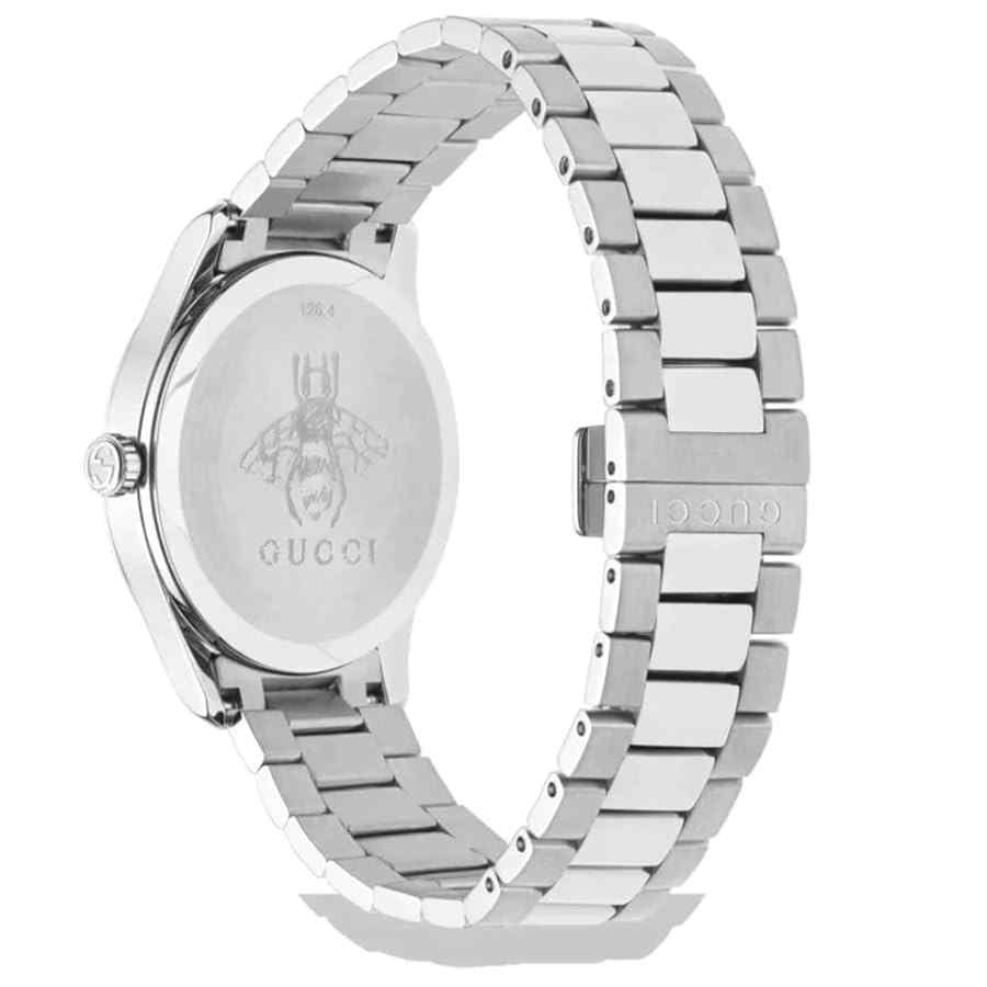 Gucci G-Timeless YA1264076 38mm Silver Snake Motif Dial Stainless Steel Unisex Watch - Image 3