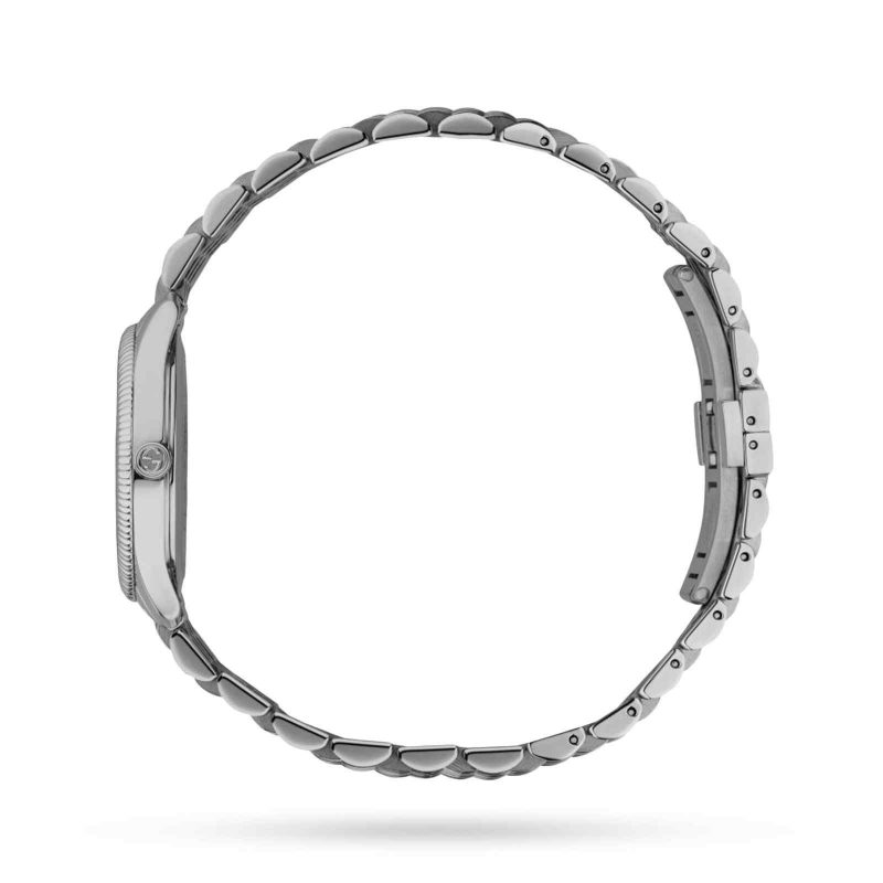 Gucci G-Timeless Ladies Silver Bee Watch - 29mm Stainless Steel & Milanese Bracelet YA1265019 - Image 2