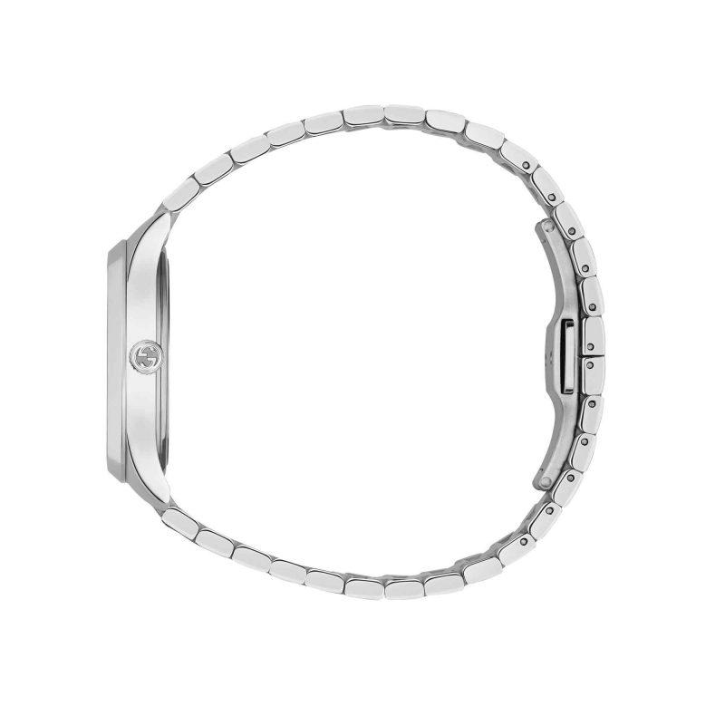 Gucci G-Timeless Ladies Silver Bee Watch - 29mm Stainless Steel & Bracelet YA1265031 - Image 2