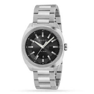 Gucci I-Gucci Unisex Stainless Steel Bracelet Watch - 42mm Grey Dial YA142301