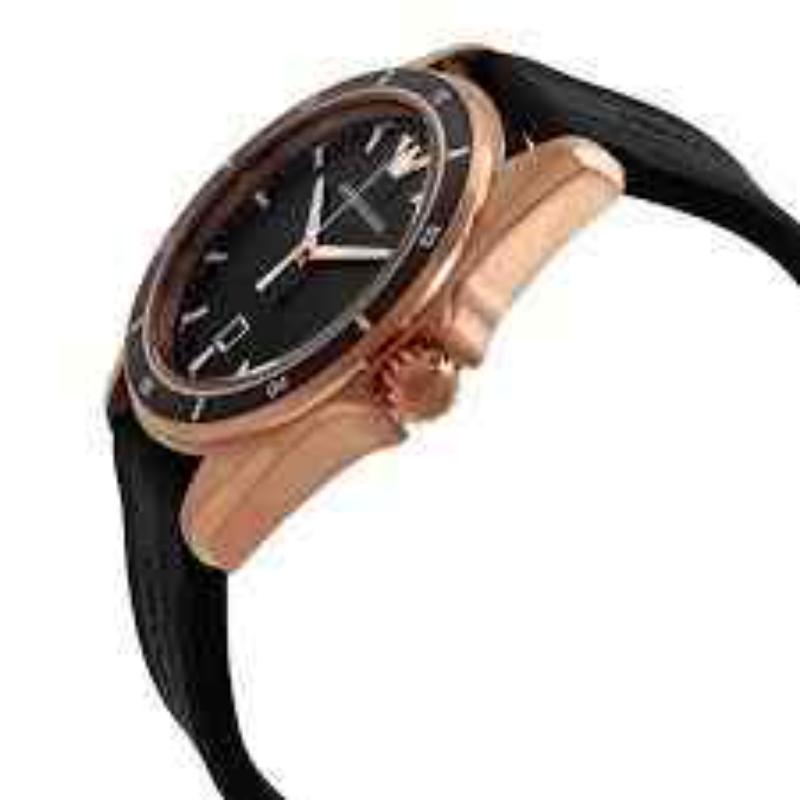 Emporio Armani Men's Sports Watch - AR11101 Rose Gold PVD & Black Rubber Strap - Image 2
