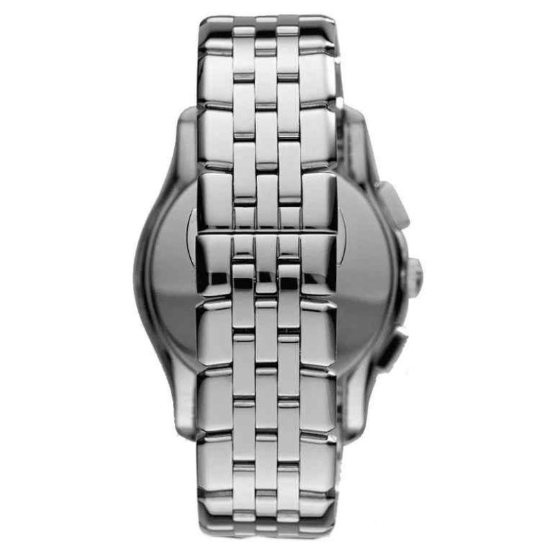 Emporio Armani Men's Chronograph Watch - AR1702 Silver Dial & Stainless Steel Bracelet - Image 3